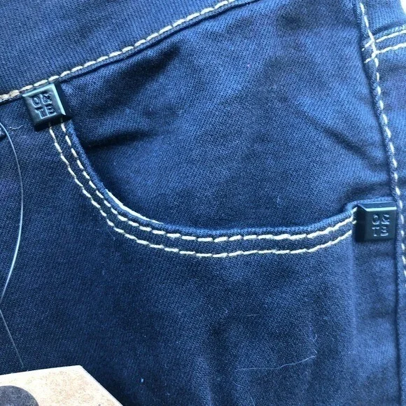 OTB Women's Black Stitch Rip Slim Straight Size 3 - Picture 3 of 9